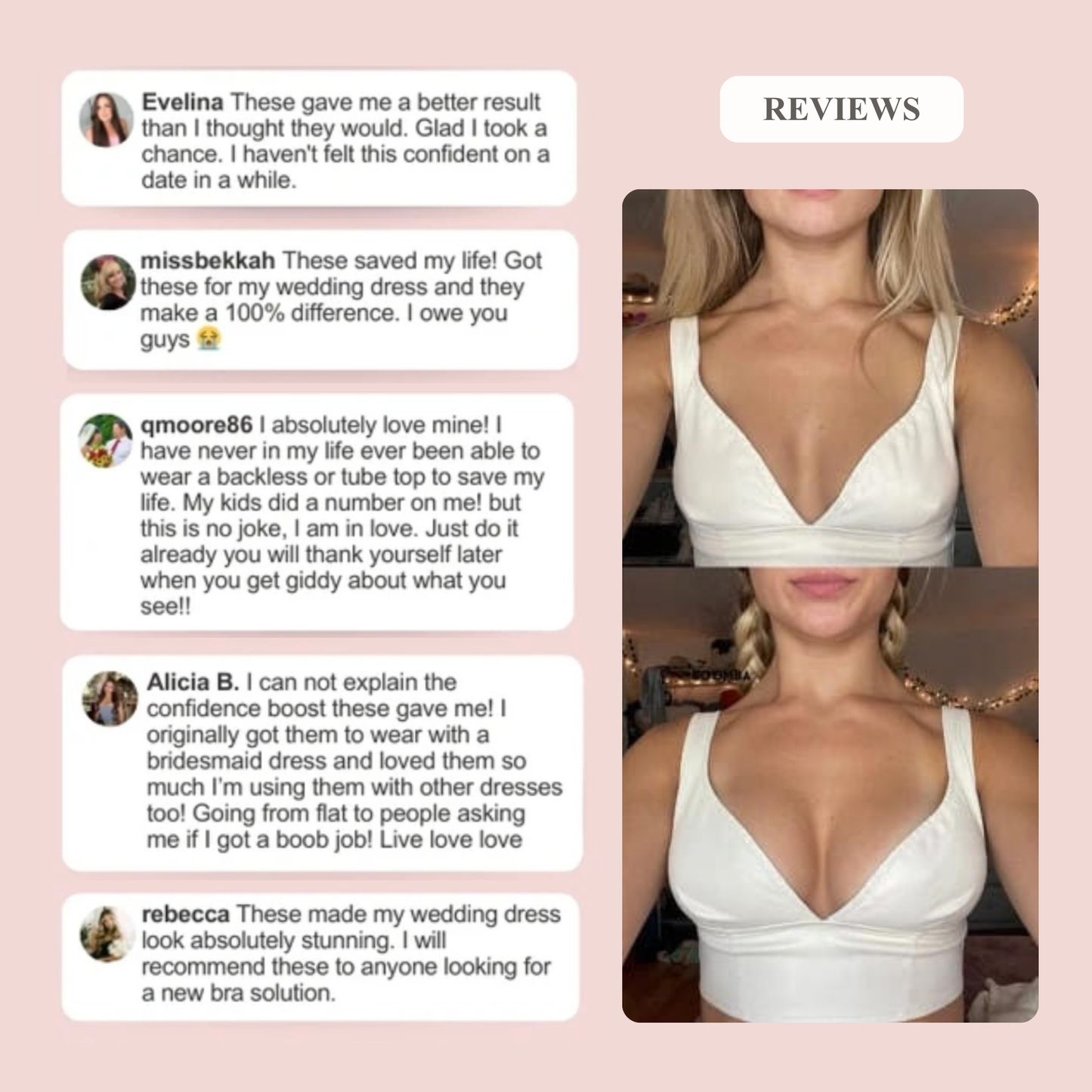 Boobsy Invisible Lift Inserts