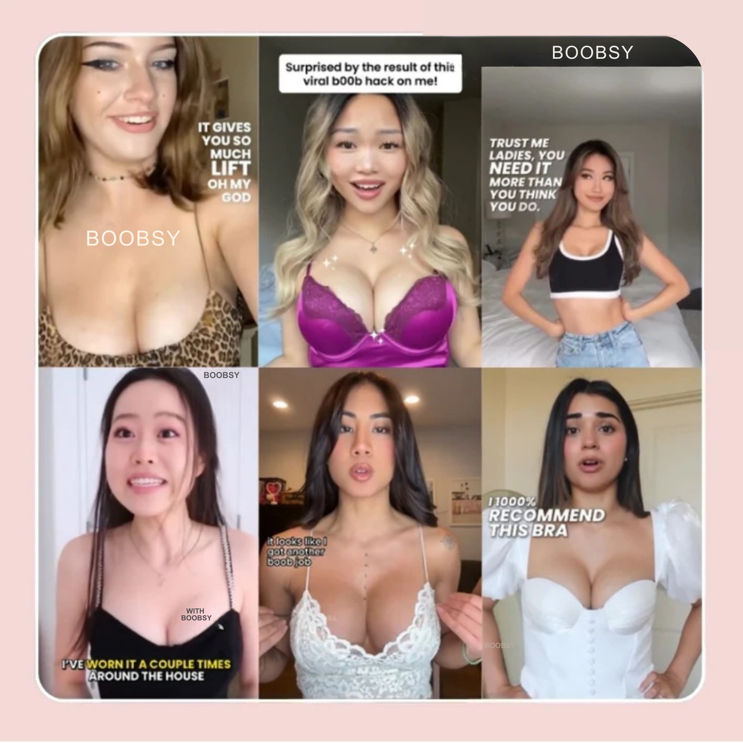 Boobsy Invisible Lift Inserts